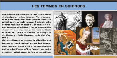 Lycée Zola de Rennes. Association Amélycor conférence 10 03 2016 : "Les femmes en sciences".