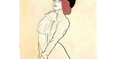 Album Lefèvre-Utile. Mme Sarah Bernhardt, illustration